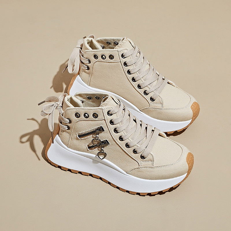 Zapatillas deportivas informales de suela gruesa "dad shoes"