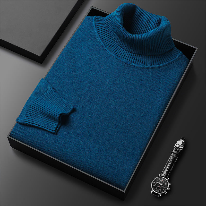 Jersey de cuello alto ajustado para hombre