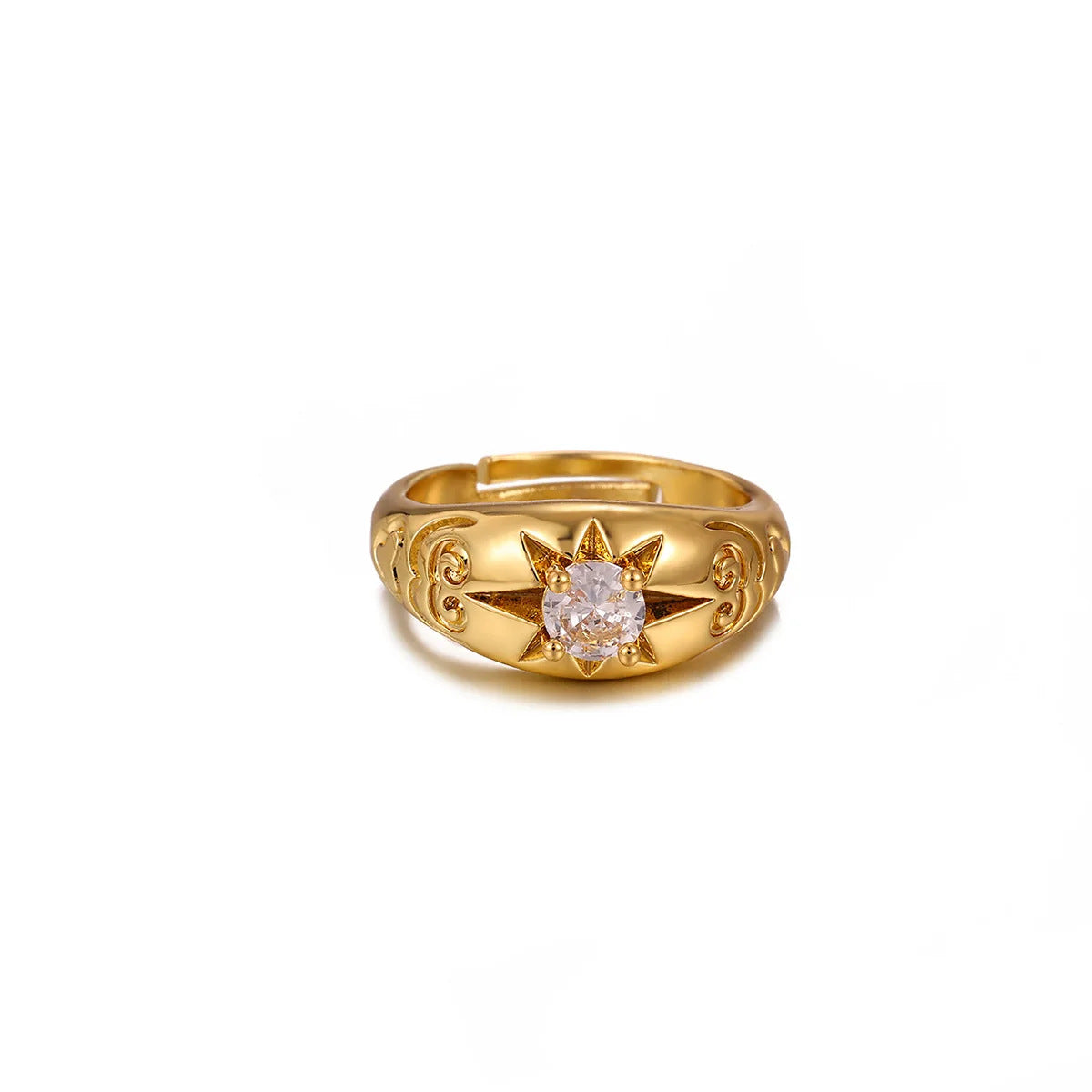 Anillo con diseño abierto