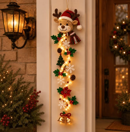 Colgante decorativo navideño para puerta