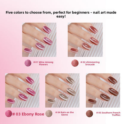 Cat-eye nail polish gel