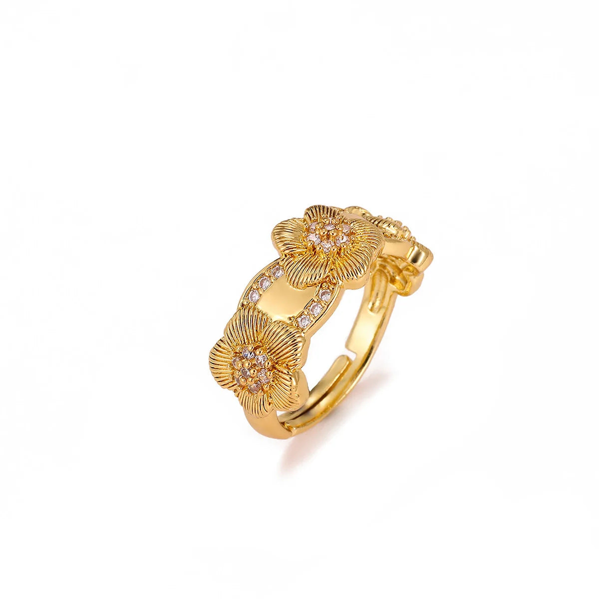 Anillo con diseño abierto