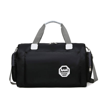 Bolsa de viaje impermeable de gran capacidad con compartimento para zapatos.