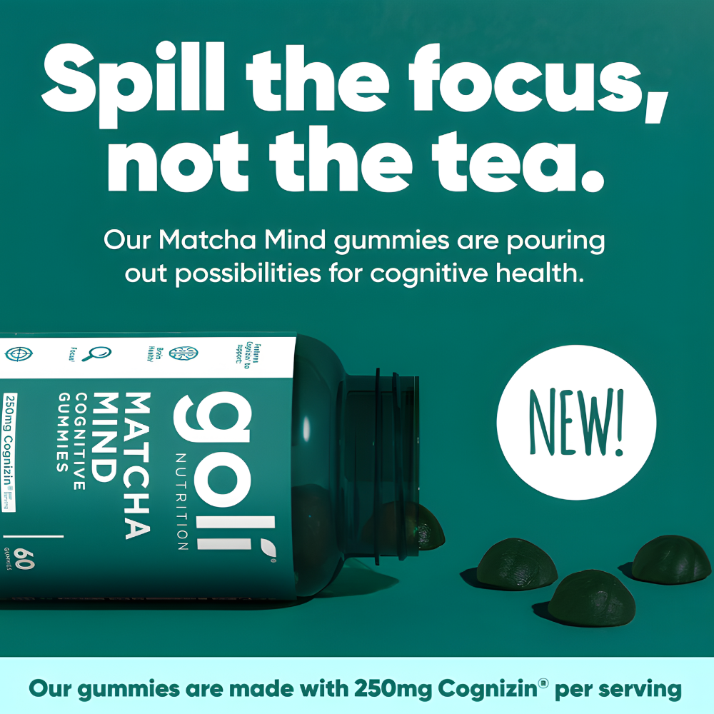 Suplemento Goli Matcha Enfoque Atencion