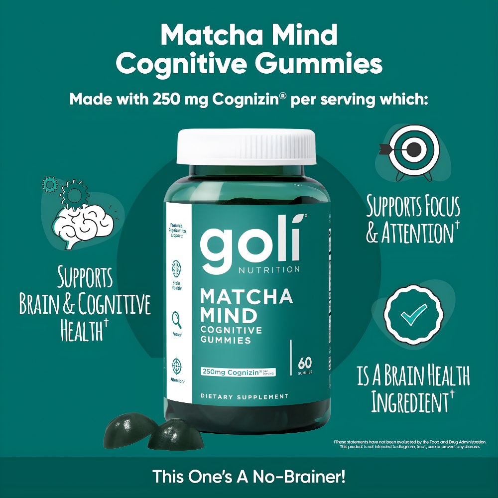 Suplemento Goli Matcha Enfoque Atencion