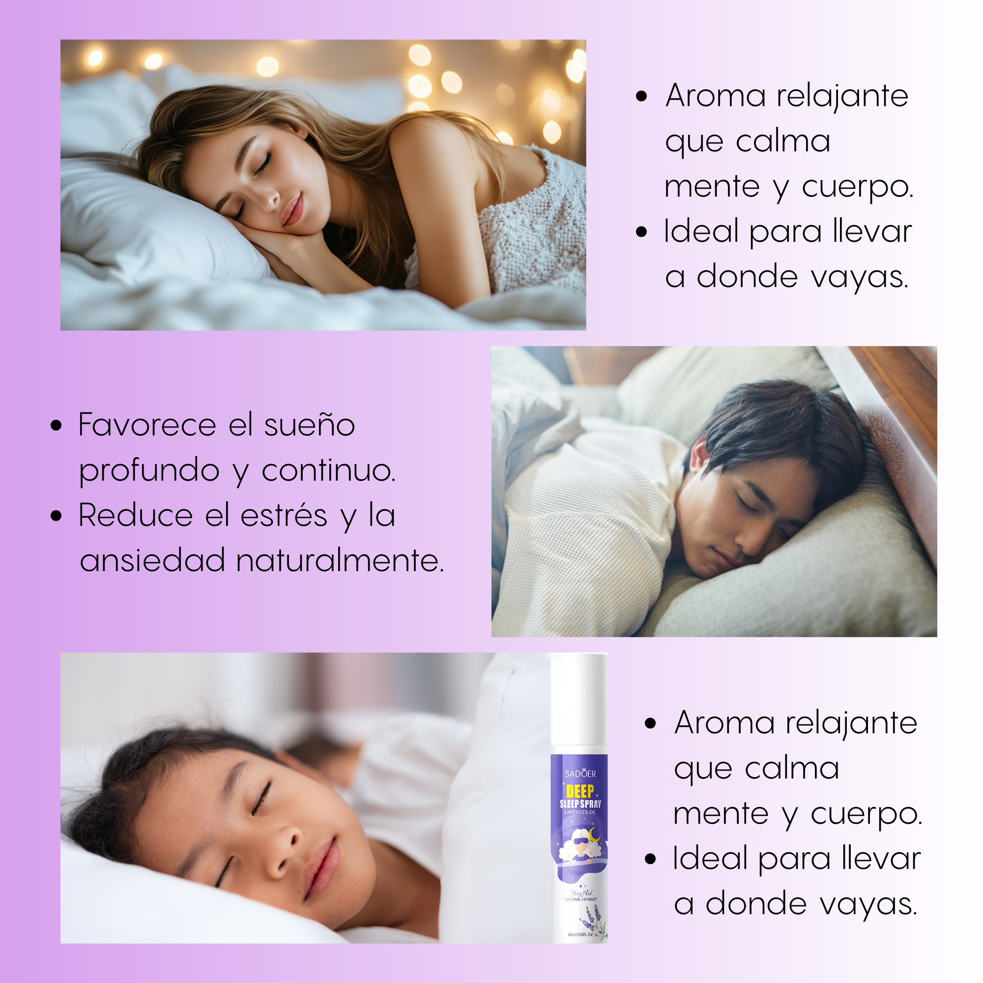 Spray Para Dormir Relajante Sleep Ball