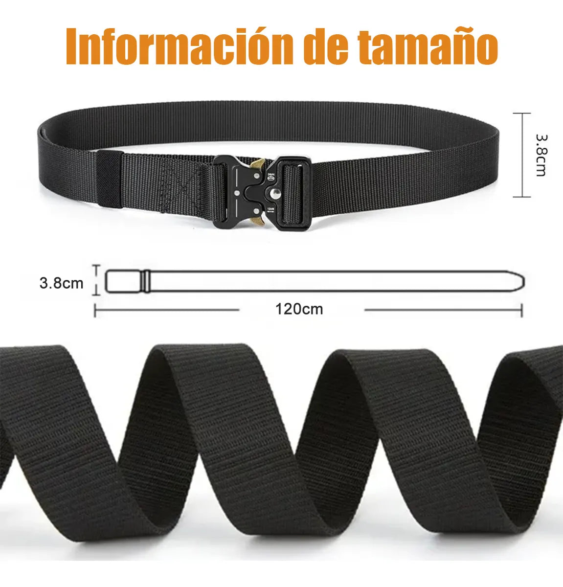 Cinturón Táctico Cinturones Nylon