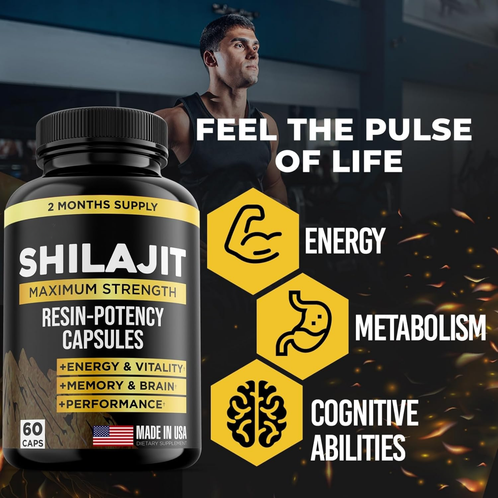 Shilajit Capsulas energia y vitalidad