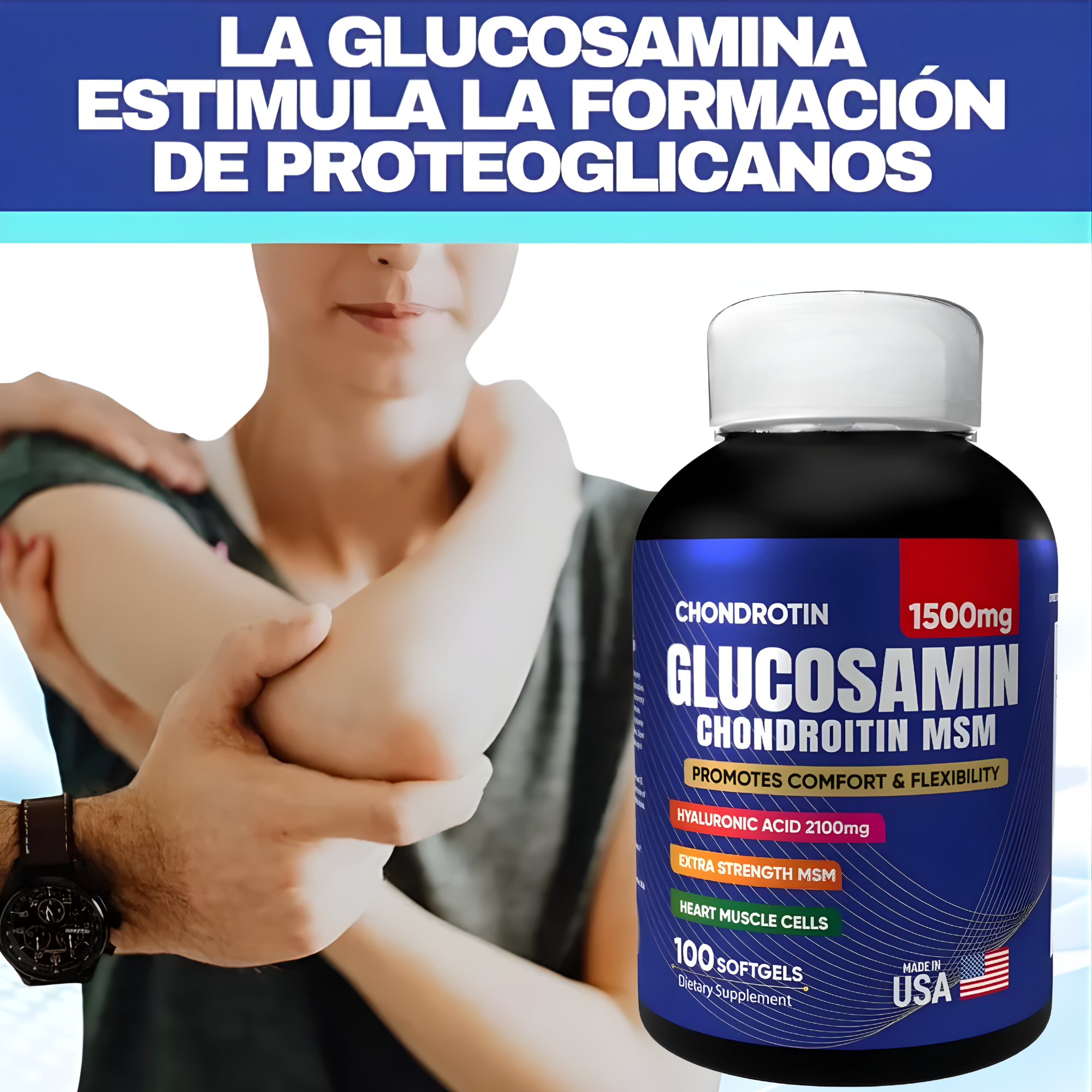 Suplemento Glucosamina Condroitina Msm