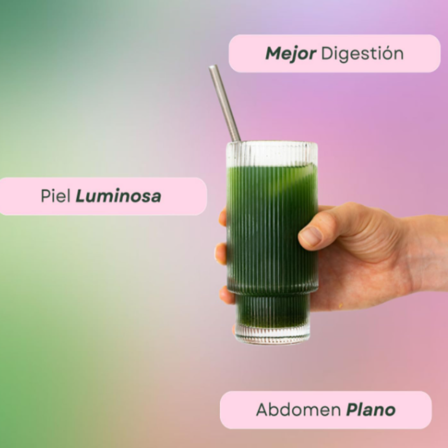 Suplemento AMI Colageno Con Probioticos, Jugo verde