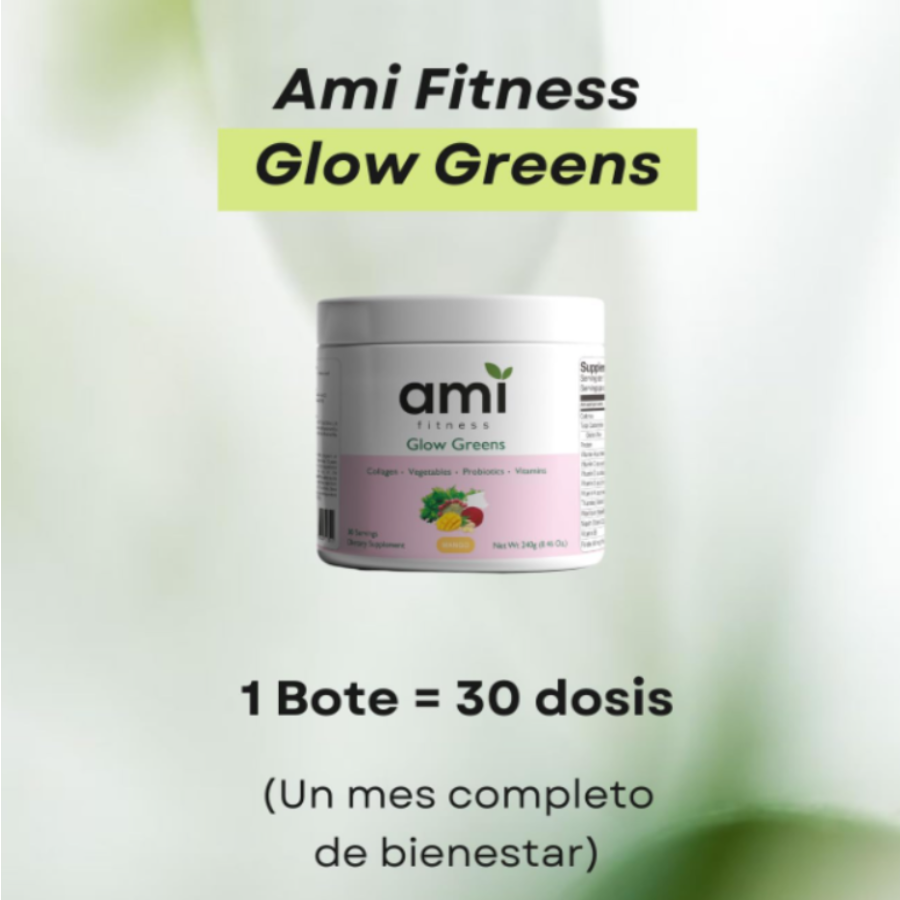Suplemento AMI Colageno Con Probioticos, Jugo verde