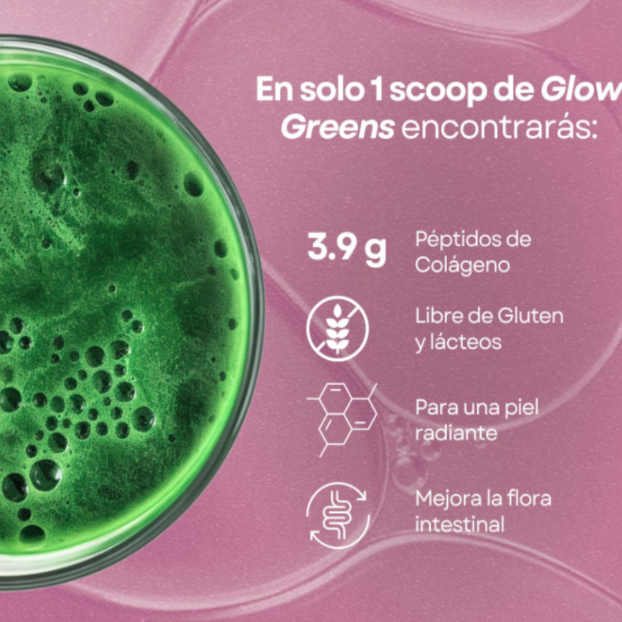 Suplemento AMI Colageno Con Probioticos, Jugo verde