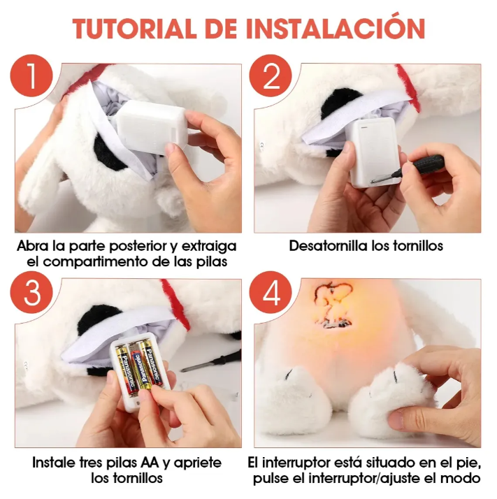 Peluche Snoopy Respiracion Antiestres