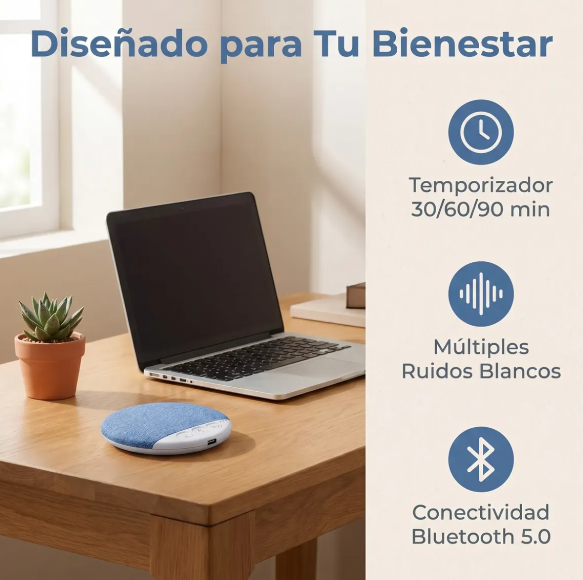 Bocina Tipo Almohada Bluetooth Dormir