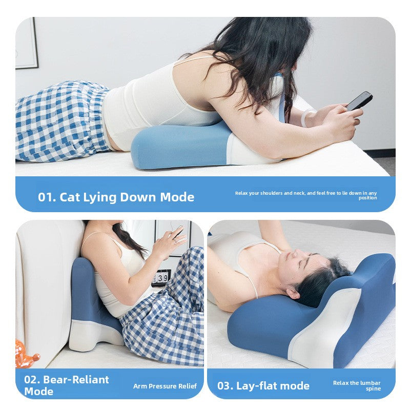 Almohada ergonómica de espuma viscoelástica con soporte