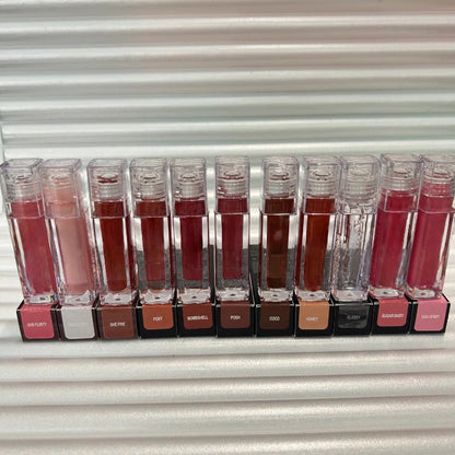 Brillo labial hidratante con brillo extra