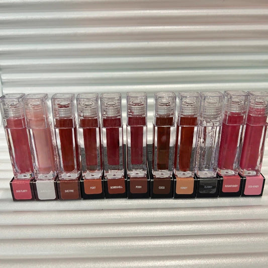 Brillo labial hidratante con brillo extra