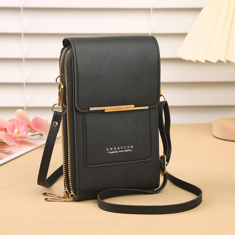 Bolso bandolera para teléfono con pantalla táctil