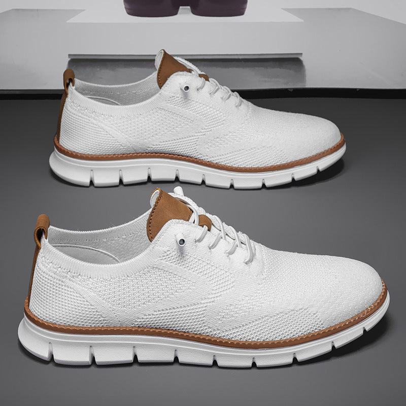 Zapatos casuales transpirables sin cordones para hombre
