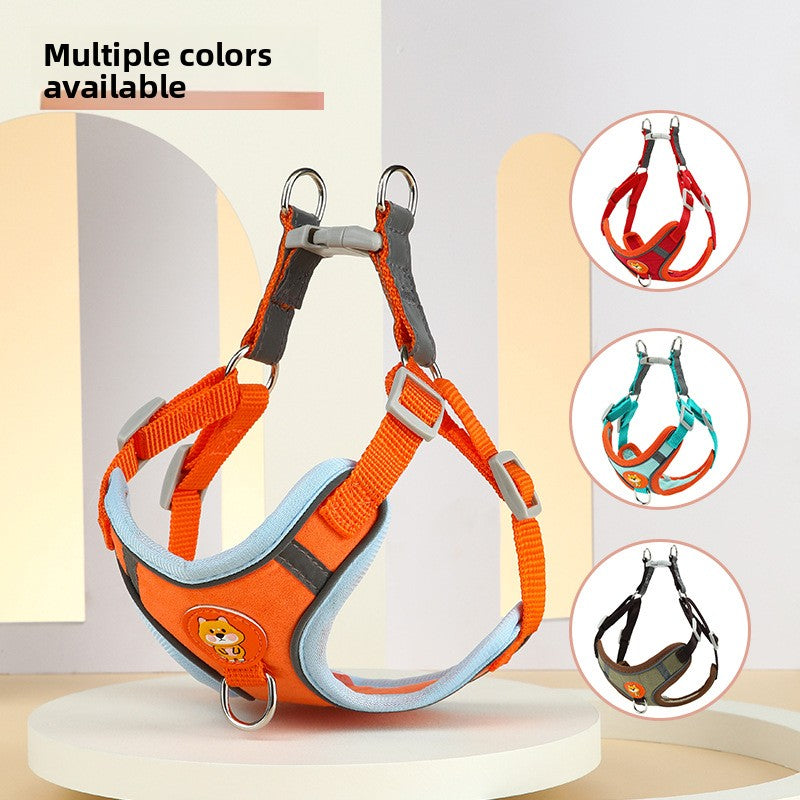 Adjustable Vest Style Dog Leash Harness