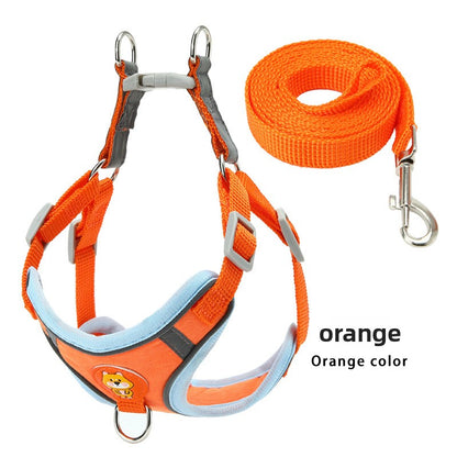 Adjustable Vest Style Dog Leash Harness