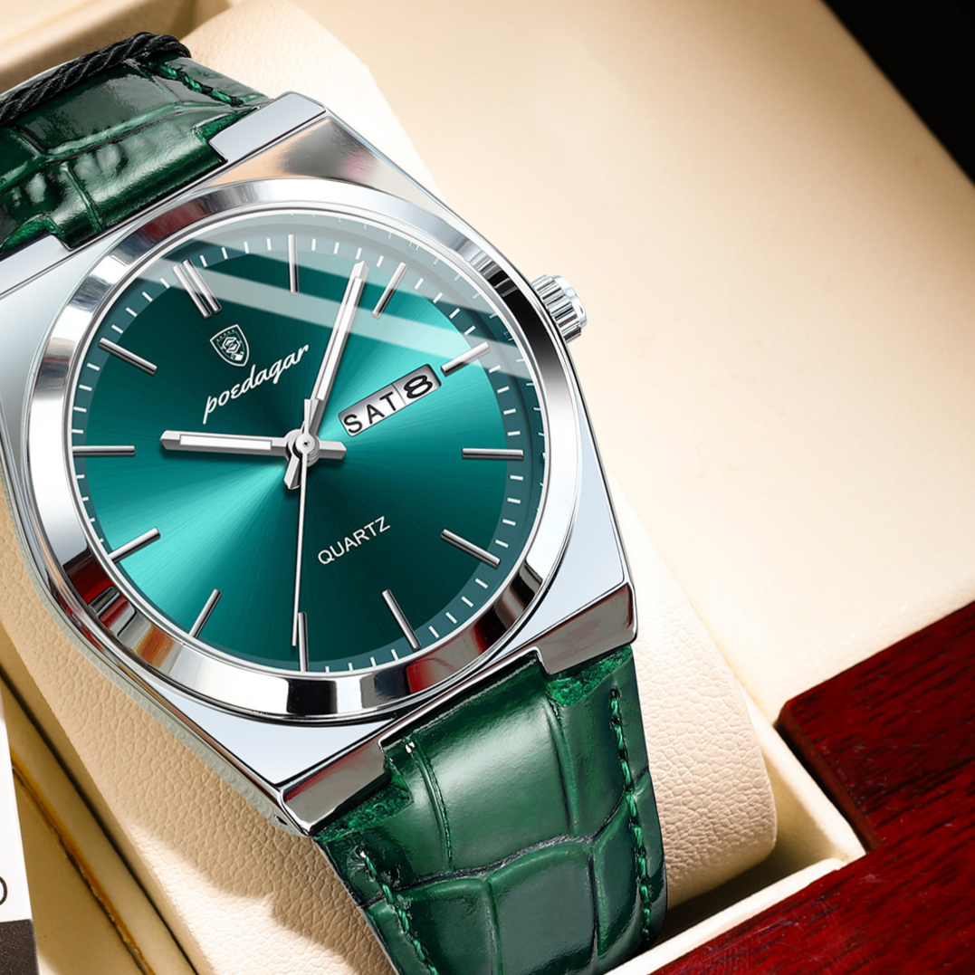 Reloj de cuarzo ultrafino para hombre