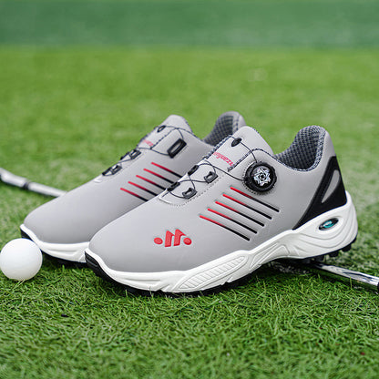 Mens Golf Casual Shoes with Rotating Buckle