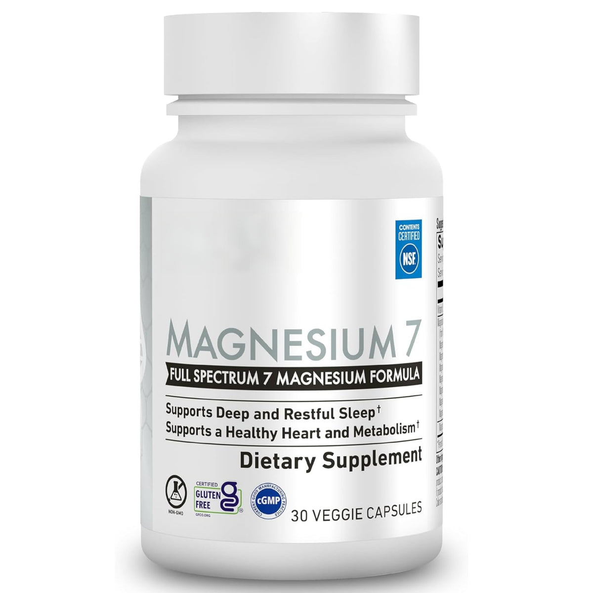 Suplemento alimenticio Magnesio 7 en 1