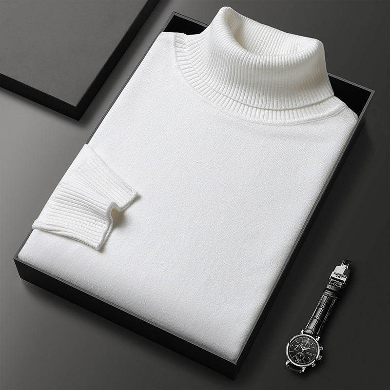 Jersey de cuello alto ajustado para hombre