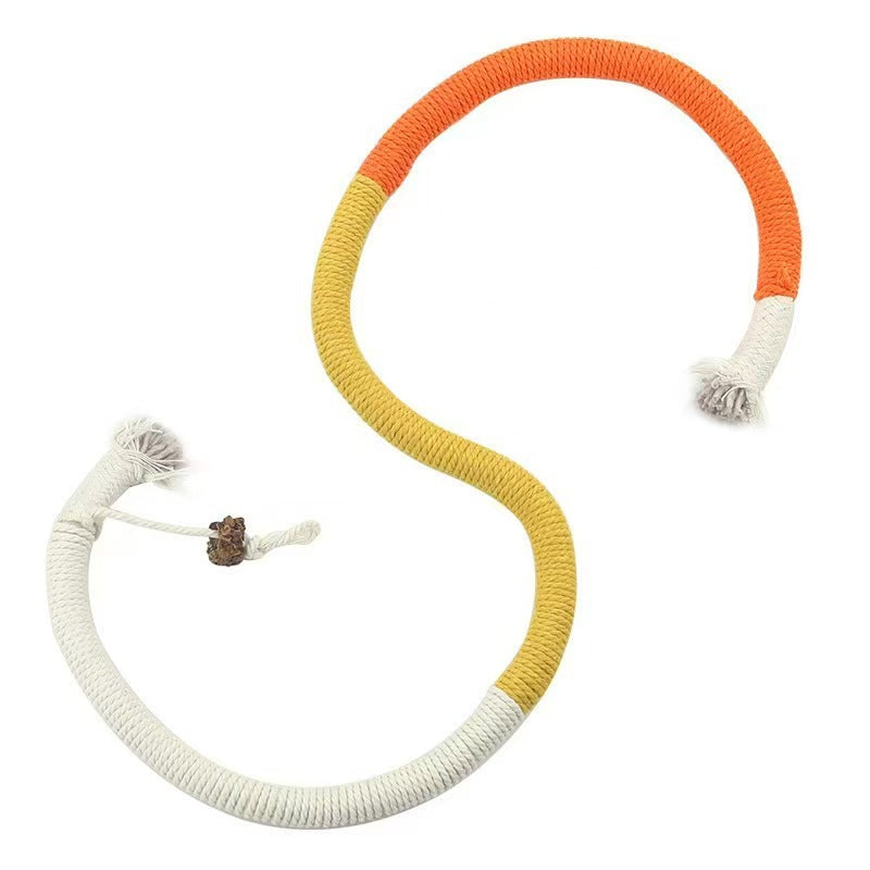 Juguete de cuerda para masticar para gatos, que favorece la salud dental