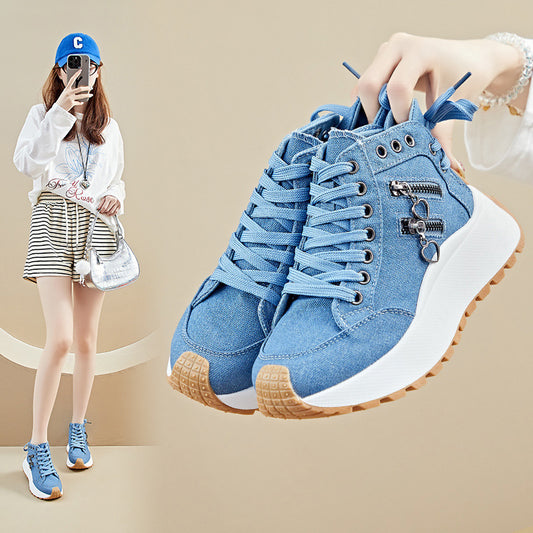 Zapatillas deportivas informales de suela gruesa "dad shoes"