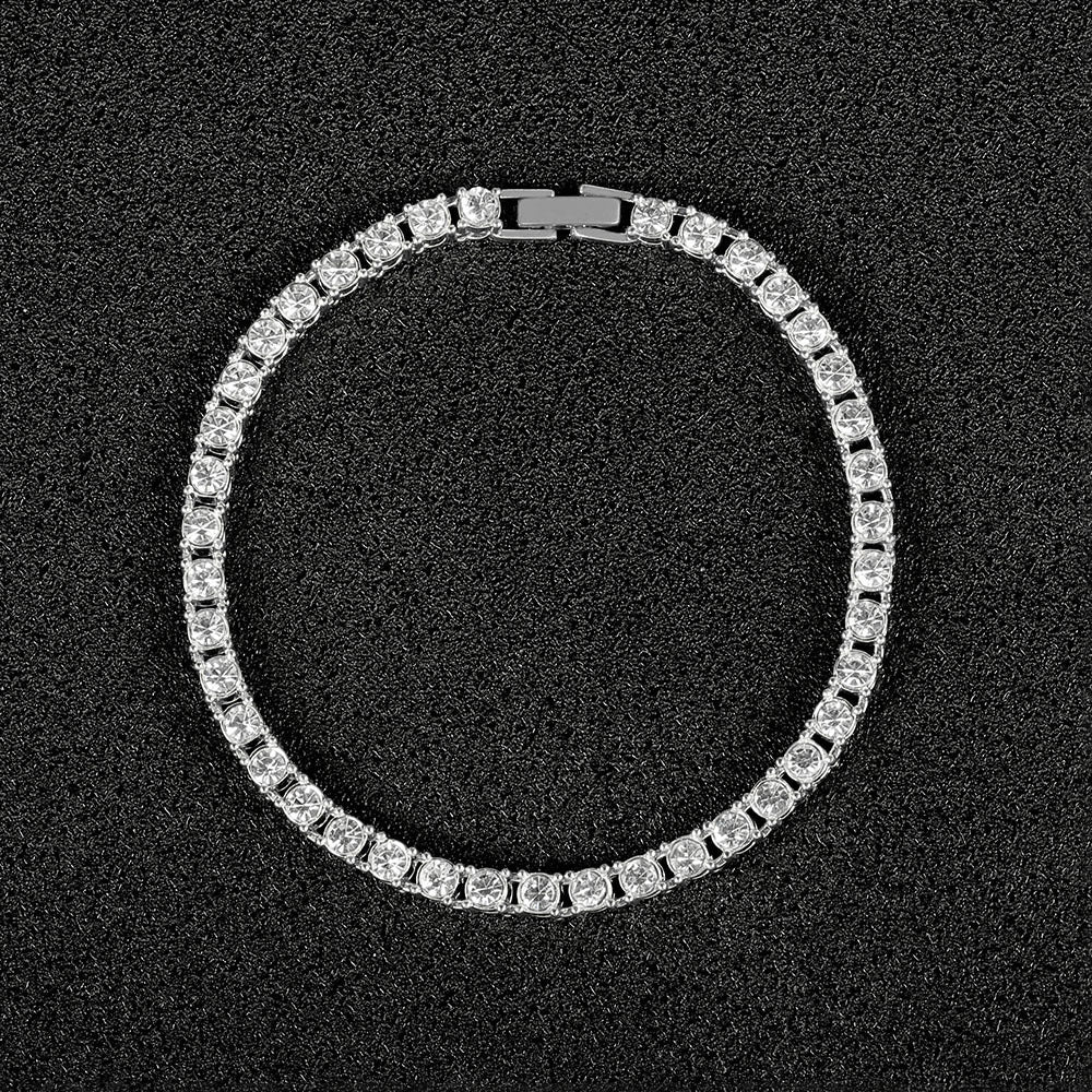 Collar de cadena con circonitas