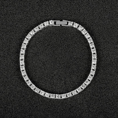 Collar de cadena con circonitas
