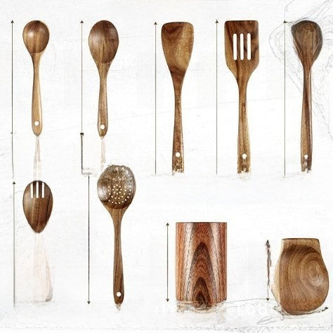 Utencilios de cocina de madera
