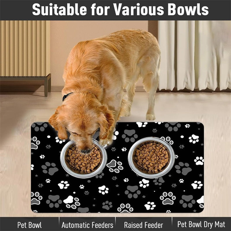 Alfombrilla de alimentación para mascotas suave