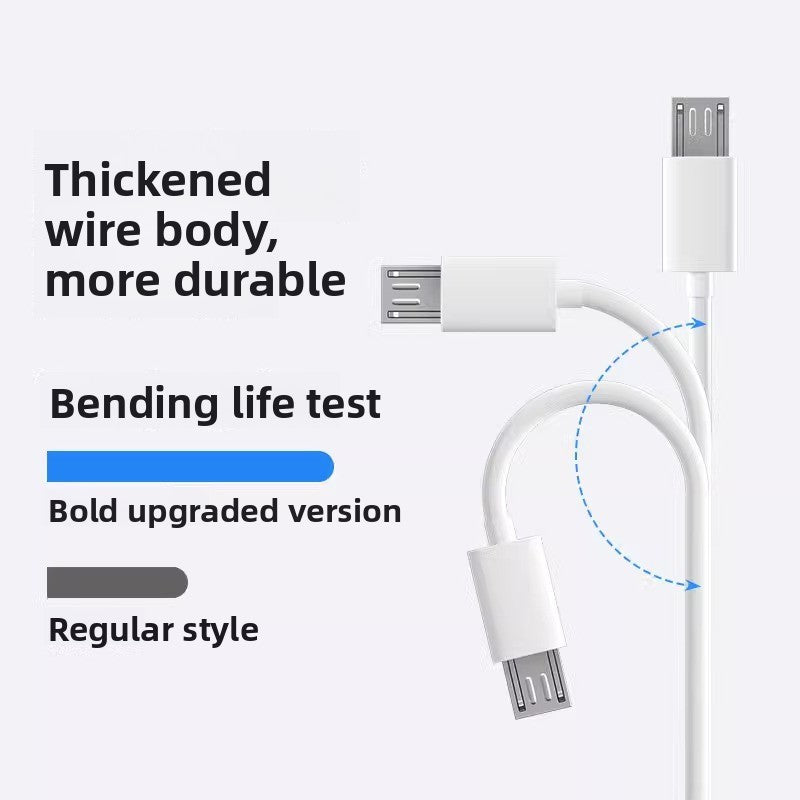 Cable USB de carga rapida de longitud extendida para dispositivos Android y Tipo-C