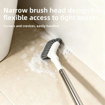 Cepillo retráctil ajustable para limpiar rincones del baño