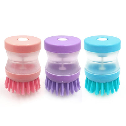 Cepillo de cocina con dispensador automático de líquido