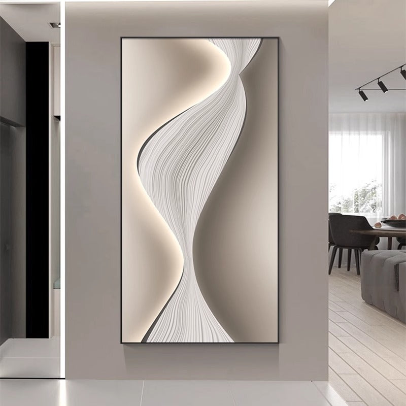 Pintura minimalista moderna para recibidor