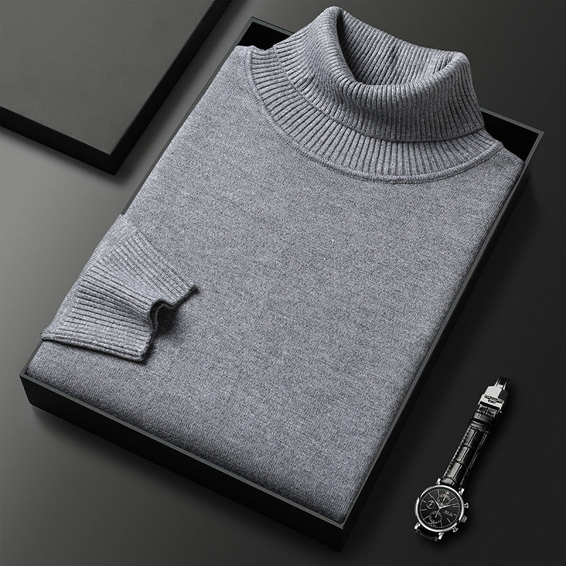 Jersey de cuello alto ajustado para hombre