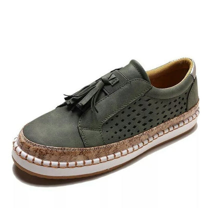 Zapatos casuales con borlas estilo coreano para mujer