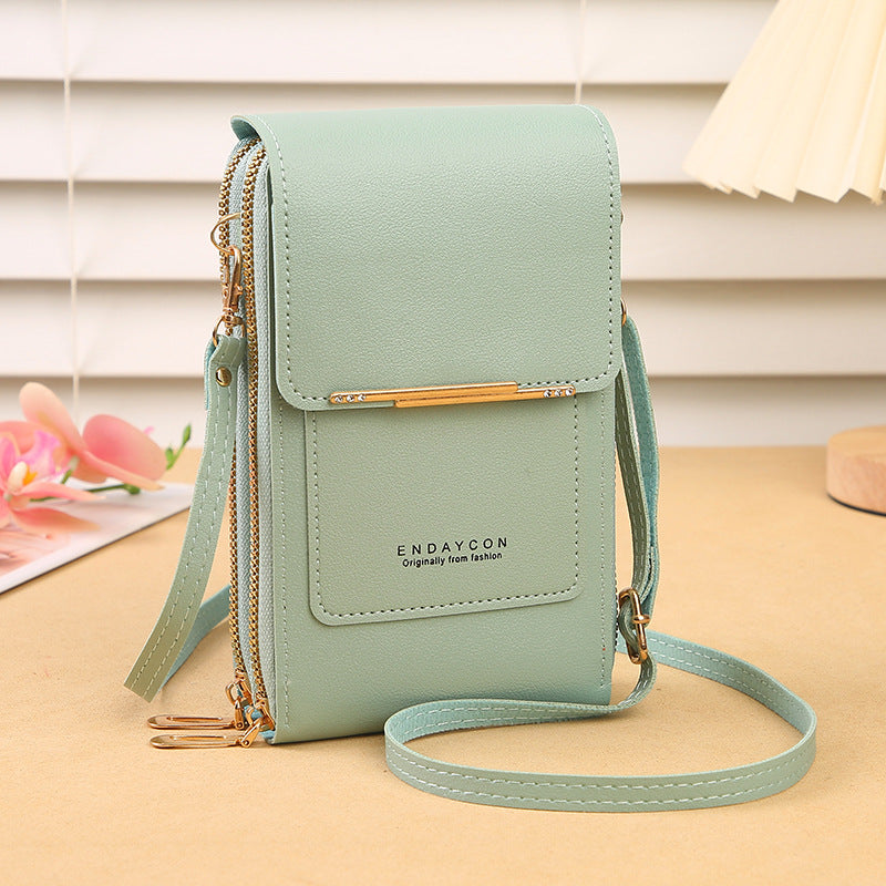 Bolso bandolera para teléfono con pantalla táctil