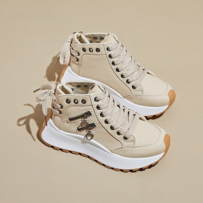 Zapatillas deportivas informales de suela gruesa "dad shoes"