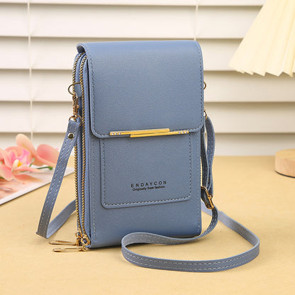Bolso bandolera para teléfono con pantalla táctil