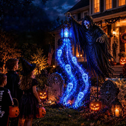 Linterna de Parca para decoración de jardín de Halloween