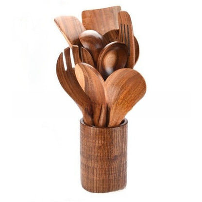Utencilios de cocina de madera