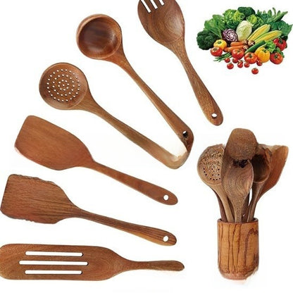 Utencilios de cocina de madera