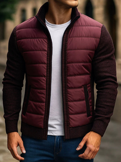 Chaqueta de hombre, abrigo de algodón de invierno