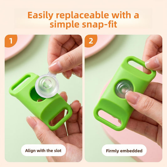 Collar repelente de mascotas ajustable de silicona con aceite esencial