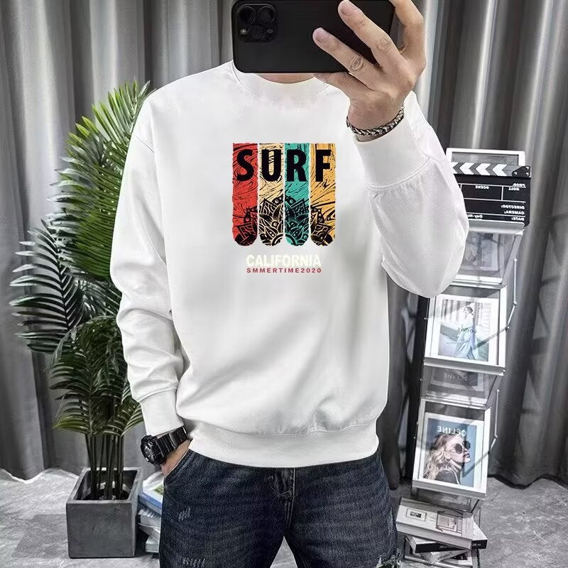 Sudadera informal tipo jersey con estampado